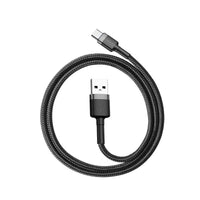 Baseus Cafule USB to USB-C Cable 3A Quick Charge 1m Black | كابل تايب سي بيسوس كافول شحن سريع 3 أمبير 1 متر - أسود