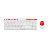 كومبو كيبورد وماوس هافيت KB271WB ثنائي الاتصال – أبيض | Havit KB271WB Dual‑Mode Keyboard & Mouse Combo – White