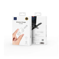 شاحن ويوو M16 برو مغناطيسي محمول لساعة ابل - ابيض | WiWU M16 Pro Portable Magnetic Wireless Watch Charger – White