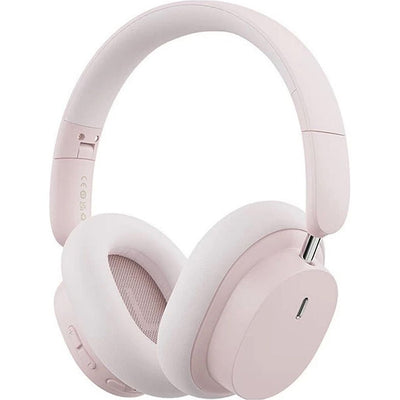 Baseus Bowie D05 Wireless Headphones Pink | سماعات بيسوس بوي دي 05 اللاسلكية وردي