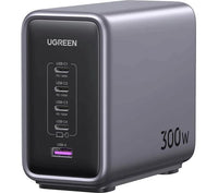UGREEN 300W Nexode GaN USB C Charger 5 Ports Desktop Charging Station UK - محطة شحن يوجرين 300 واط 5 منافذ تقنية جان