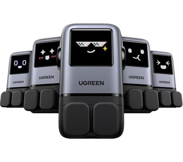 UGREEN USB-A+3×USB-C 100W Robot GaN Tech Fast Charger | شاحن يوجرين روبوت 100 واط 4 منافذ تقنية جان