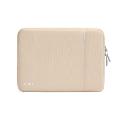 tomtoc Defender-A13 14 inch laptop sleeve, sand