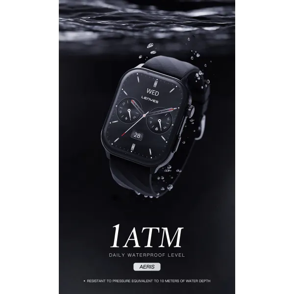 ساعة LENYES الذكية شاشة 2.01 بوصة بطارية 360mAh استعداد 35 يوم GPS مقاومة للماء شحن مغناطيسي | LENYES Smart Watch 2.01 inch 360mAh 35 Days GPS 1ATM Magnetic Charging