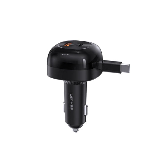 Lenyes CA59 60W PD Car Charger USB-C + USB-A - شاحن سيارة لينيس CA59 60 واط