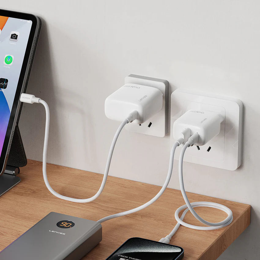 لينيس LCH94 | رأس شحن سريع GaN بقدرة 45 واط - Lenyes LCH94 | 45W GaN Type-C Fast Charger