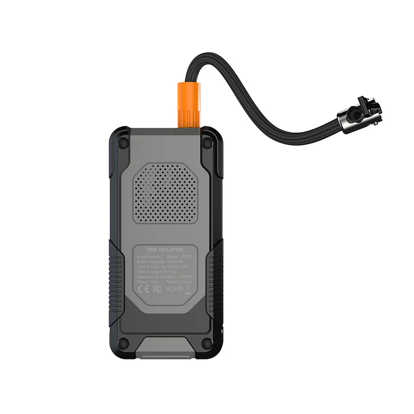 مضخة نفخ إطارات Lenyes LCI201 بشاشة رقمية بطارية 7800mAh نفخ في 10 ثواني | Lenyes LCI201 Digital Tire Inflator 7800mAh 10-Second Inflation Multi-Mode