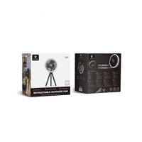 Lenyes LHF11 مروحة تبريد صامتة | 4 سرعات | بطارية 8000mAh | LED | Power Bank | Portable Fan with LED