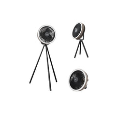 Lenyes LHF11 مروحة تبريد صامتة | 4 سرعات | بطارية 8000mAh | LED | Power Bank | Portable Fan with LED