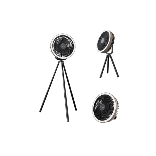 Lenyes LHF11 مروحة تبريد صامتة | 4 سرعات | بطارية 8000mAh | LED | Power Bank | Portable Fan with LED