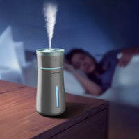 مرطب هواء صامت بتقنية النانو بإضاءة RGB شكل مزهرية Lenyes LHU03 270ml | Lenyes LHU03 Silent Nano Humidifier RGB Vase Design 270ml