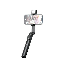عصا سيلفي Lenyes مع حلقة إضاءة 3 أوضاع حامل هاتف وتحكم بلوتوث حامل وثلاثي | Lenyes Selfie Stick Ring Light 3 Modes Bluetooth Remote Tripod