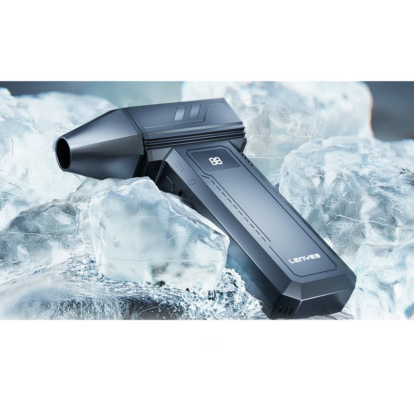 Lenyes LTF03 Turbo Hand Fan Multi-Function LED - مروحة لينيس LTF03 التوربينية متعددة الوظائف