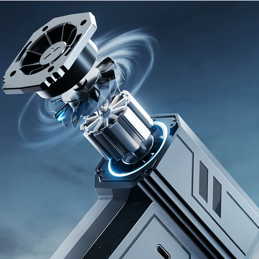 Lenyes LTF03 Turbo Hand Fan Multi-Function LED - مروحة لينيس LTF03 التوربينية متعددة الوظائف