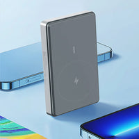 Lenyes PW137D Slim Wireless Power Bank 10000mAh 20W LED - بنك طاقة لاسلكي لينيس PW137D فائق النحافة