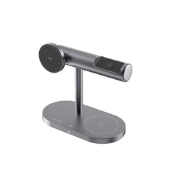 حامل الشحن اللاسلكي Lenyes PW319 Qi2 سريع 15W إضاءة محيطية 3 في 1 | Lenyes PW319 Qi2 15W 3-in-1 Wireless Charging Stand with Ambient Light