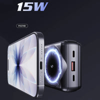 Lenyes PX274D Wireless Power Bank 20000mAh 22.5W Stand - بنك طاقة لاسلكي لينيس PX274D 20000 مللي أمبير