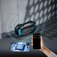 Lenyes S233 مكبر صوت بلوتوث 12W | إضاءة RGB | مقاوم للماء | Wireless Bluetooth Speaker