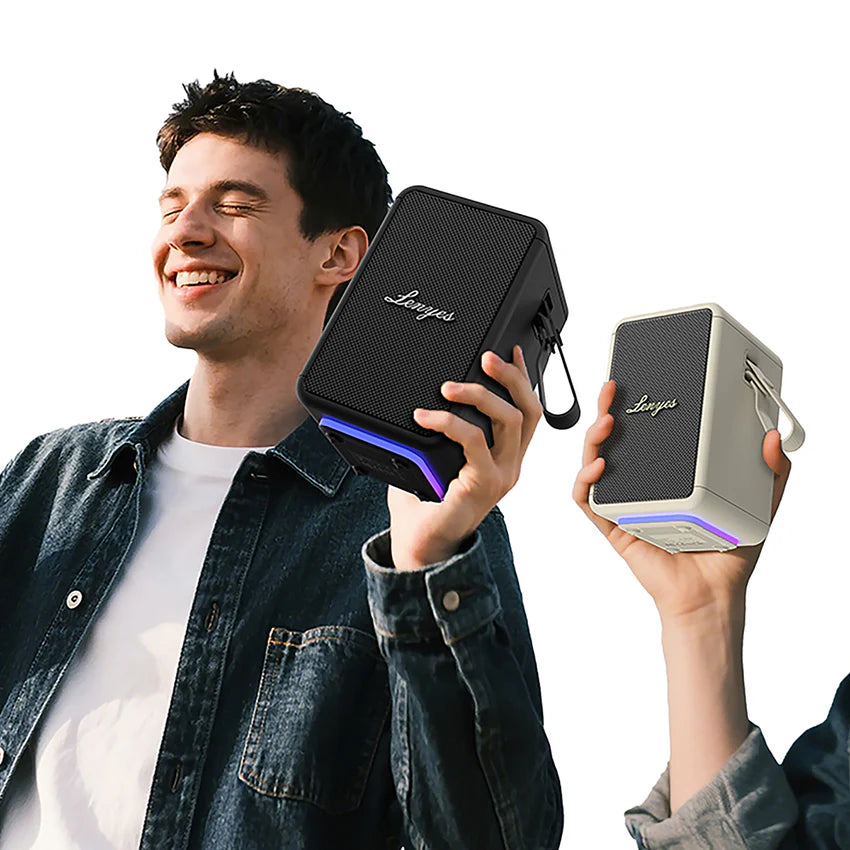 Lenyes S874 سماعات بلوتوث TWS محمولة | مقاومة للماء | RGB | v5.3 | Portable Wireless Earbuds