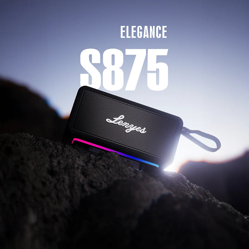 مكبر صوت بلوتوث Lenyes S875 Elegance – 40W RGB لاسلكي مقاوم للماء | Lenyes S875 Elegance Portable Bluetooth Speaker 40W RGB Waterproof