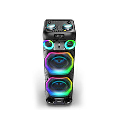 Lenyes S885 مكبر صوت بلوتوث 5.3 | TWS | مايكروفون مزدوج | إضاءة RGB | Wireless Speaker with Dual Mic