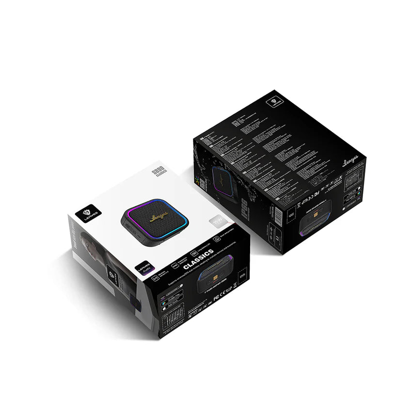 Lenyes S890 مكبر صوت بلوتوث 5.3 | مقاوم للماء | RGB | TWS | OTG | Portable Mini Speaker