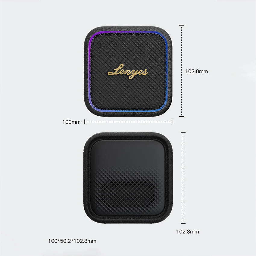 Lenyes S890 مكبر صوت بلوتوث 5.3 | مقاوم للماء | RGB | TWS | OTG | Portable Mini Speaker