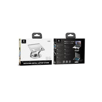 حامل كمبيوتر محمول Lenyes CR190 قابل للطي دوران 360 درجة تهوية فولاذ 10-17 بوصة | Lenyes CR190 Foldable Laptop Stand 360 Rotation Ventilated Carbon Steel 10-17 inch