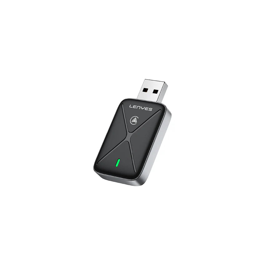 محول بلوتوث Lenyes LCP01 لاسلكي لـ CarPlay وAndroid Auto عبر USB بلوتوث 5.0 وايفاي 5GHz | Lenyes LCP01 Wireless CarPlay Android Auto USB Adapter Bluetooth 5.0 WiFi 5GHz OTA