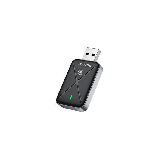 محول بلوتوث Lenyes LCP01 لاسلكي لـ CarPlay وAndroid Auto عبر USB بلوتوث 5.0 وايفاي 5GHz | Lenyes LCP01 Wireless CarPlay Android Auto USB Adapter Bluetooth 5.0 WiFi 5GHz OTA