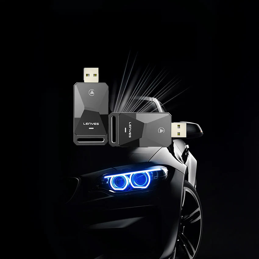 Lenyes LCP02 | محول سيارة لاسلكي بلوتوث 5.0 USB – Wireless Car Adapter