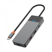 WIWU Linker 7 in 1 USB-C HUB - WIWU Multifunctional USB Hub Adapter