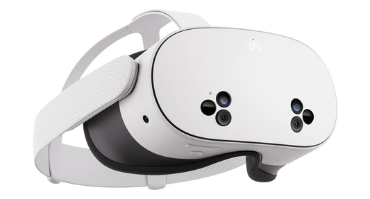 سماعة الواقع الافتراضي Meta Quest 3S All-In-One Virtual Reality Headset - 128GB - Up To 2.5 hours - Wi-Fi