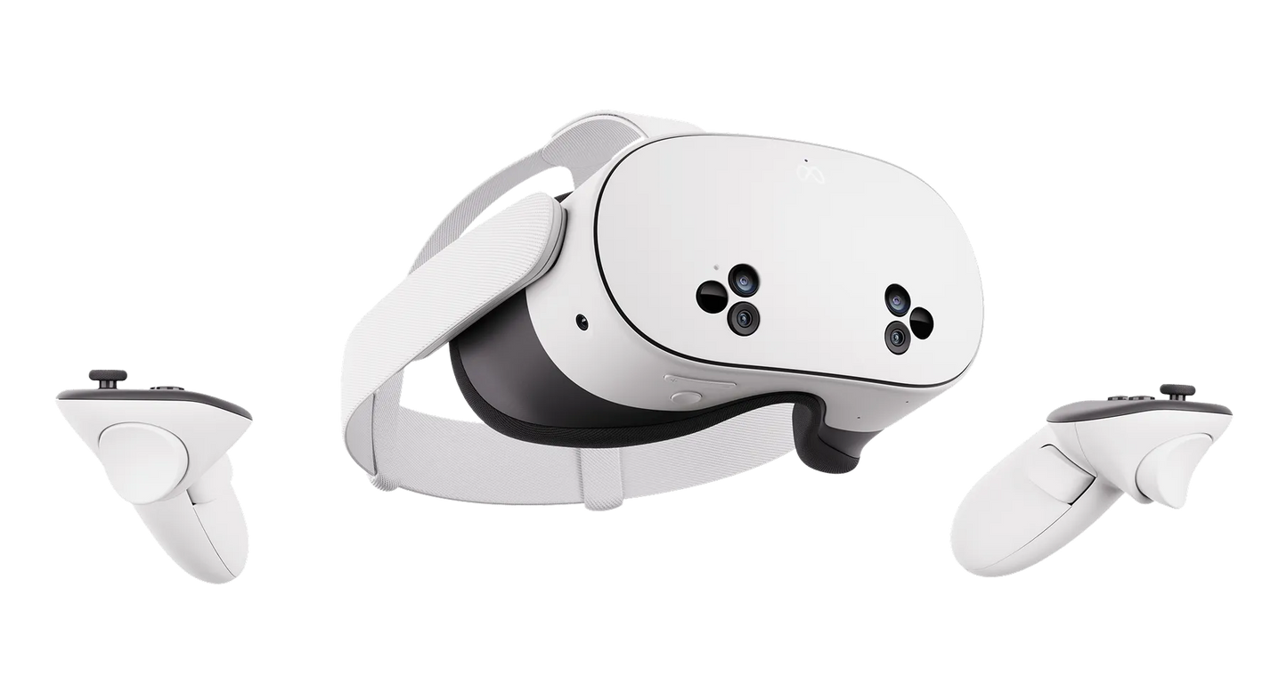 سماعة الواقع الافتراضي Meta Quest 3S All-In-One Virtual Reality Headset - 128GB - Up To 2.5 hours - Wi-Fi