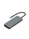 WiWU Alpha 12-di-1 Type-C Hub Adaptera Laptopê USB C bo USB 3.0 HDMI - WiWU Alpha 12-di-1 Type-C Adaptera Laptopê USB C bo USB 3.0