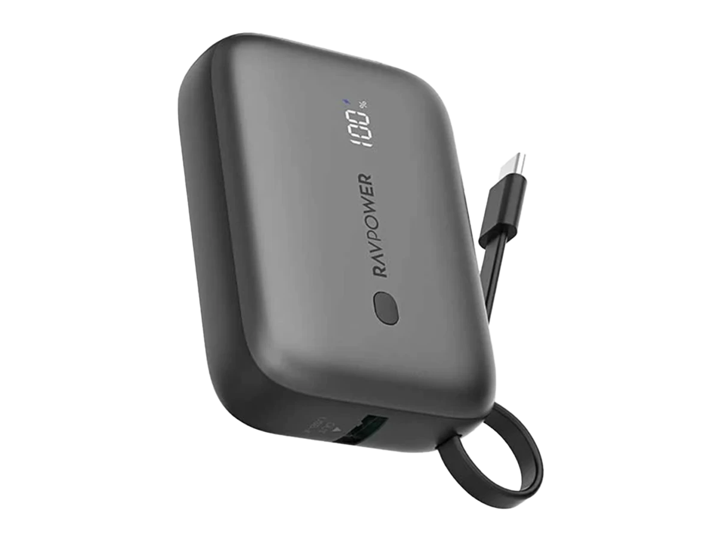 Banka Hêzê ya RAVPower RP-PB1224 10000mAh, 3-Port, Şarjkirina Bilez a 20W PD - Banka Hêzê ya RAVPower 10000mAh, 3 Port, Şarjkirina Bilez a 20W PD