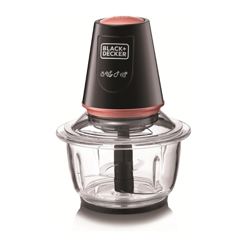 مثرامة بلاك آند ديكر الزجاجية متعددة الوظائف بقدرة 400 واط | Black&Decker GC430-B5 400W Multi-Function Glass Chopper
