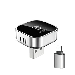 محول ويوو Wi-CP003 لتحويل CarPlay السلكي إلى لاسلكي 2في1 | WiWU CarPlay Adapter Wi-CP003 Wired to Wireless 2-in-1 USB-A & USB-C