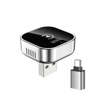 محول ويوو Wi-CP003 لتحويل CarPlay السلكي إلى لاسلكي 2في1 | WiWU CarPlay Adapter Wi-CP003 Wired to Wireless 2-in-1 USB-A & USB-C