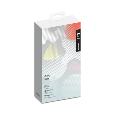 Momax MXAP25TGSXL iPhone 17 Pro Max Protection Bundle Clear - Package