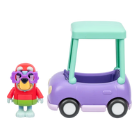 سيارة الجدات بلووي مع جانيت | Bluey Granny Car & Janet