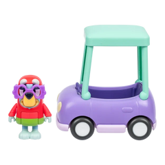 سيارة الجدات بلووي مع جانيت | Bluey Granny Car & Janet