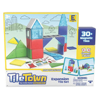 تايل تاون مجموعة بلاطات توسعة مغناطيسية | Tile Town Expansion Tile Set