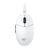 ماوس ألعاب هافيت MS1039W السلكي – أبيض وأسود | Havit MS1039W Wired Gaming Mouse – White & Black