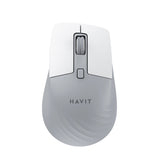ماوس هافيت MS58WB اللاسلكي ثنائي الاتصال – رمادي | Havit MS58WB Dual‑Mode Wireless Mouse – Gray
