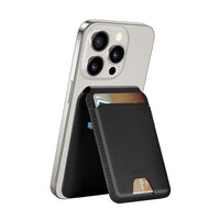 WiWU Mag Wallet FM MW-005 MagSafe leather card holder Black - product view