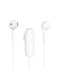 WiWU Bluetooth Wired Earphone with strong Magnetics Clamp Sports Earbuds -  سماعة بلوتوث سلكية مع مشبك مغناطيسي قوي سماعات أذن رياضية صوت ستيريو هافي سماعة رأس سلكية مع ميكروفون من ويوو