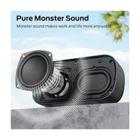 Monster S150 Waterproof Wireless Speaker Black | سماعة مونستر S150 اللاسلكية المقاومة للماء أسود
