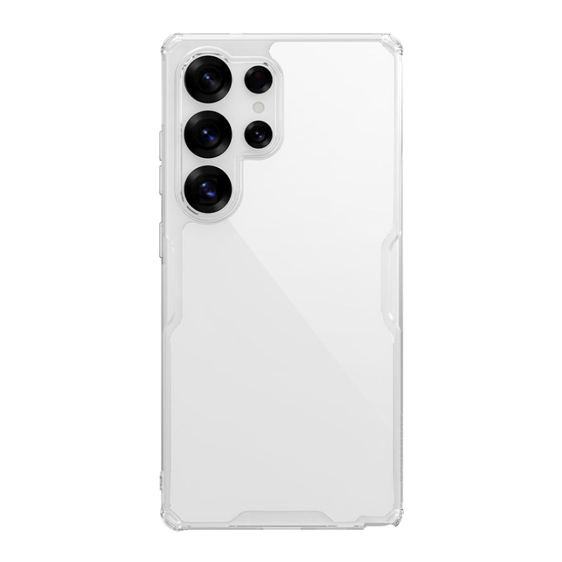 كفر نيلكين Nature TPU Pro لهاتف سامسونج جالاكسي S25 Ultra - ابيض | Nillkin Nature TPU Pro Case for Galaxy S25 Ultra - White