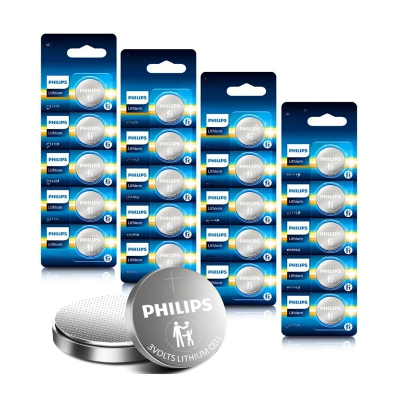 Philips Lithium Coin Battery CR2450 3V Long-Lasting - CR2450P1L | بطارية فيليبس ليثيوم 3 فولت CR2450